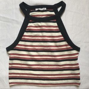 Striped crop top